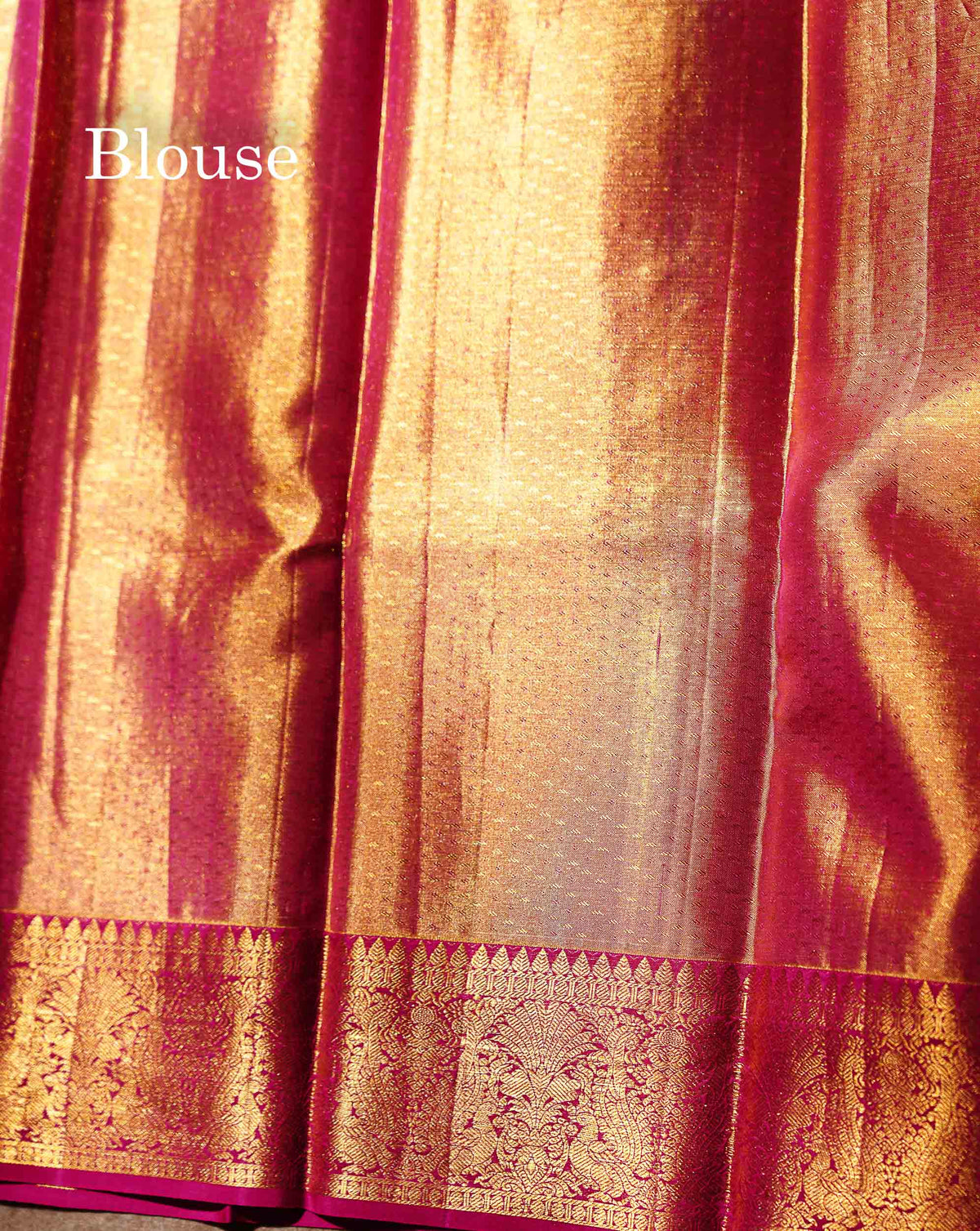 Beautiful Light Violet Tissue Bridal Pure Kanjivaram Silk Saree With Contrast Pink Traditional Evening Morning Border