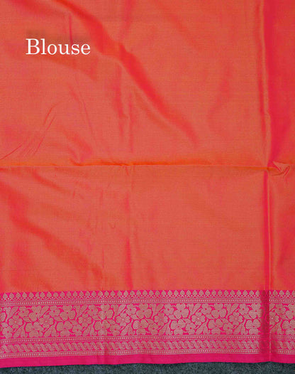 Semi Silk Saree - Mustard Yellow Colour Body Pochampally Design With Fancy Border