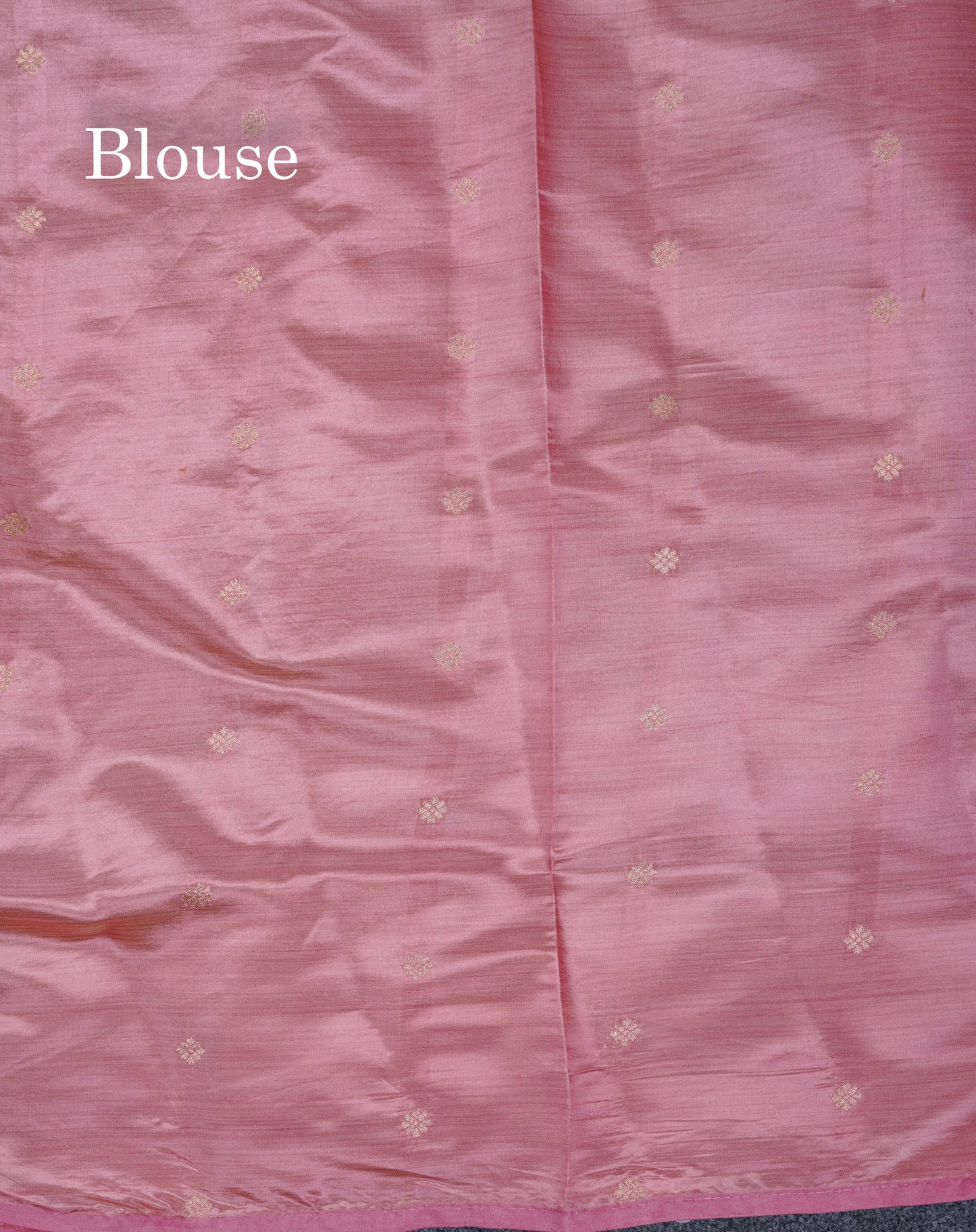 Beautiful Onion Pink Semi Raw Silk Saree With Fancy Border