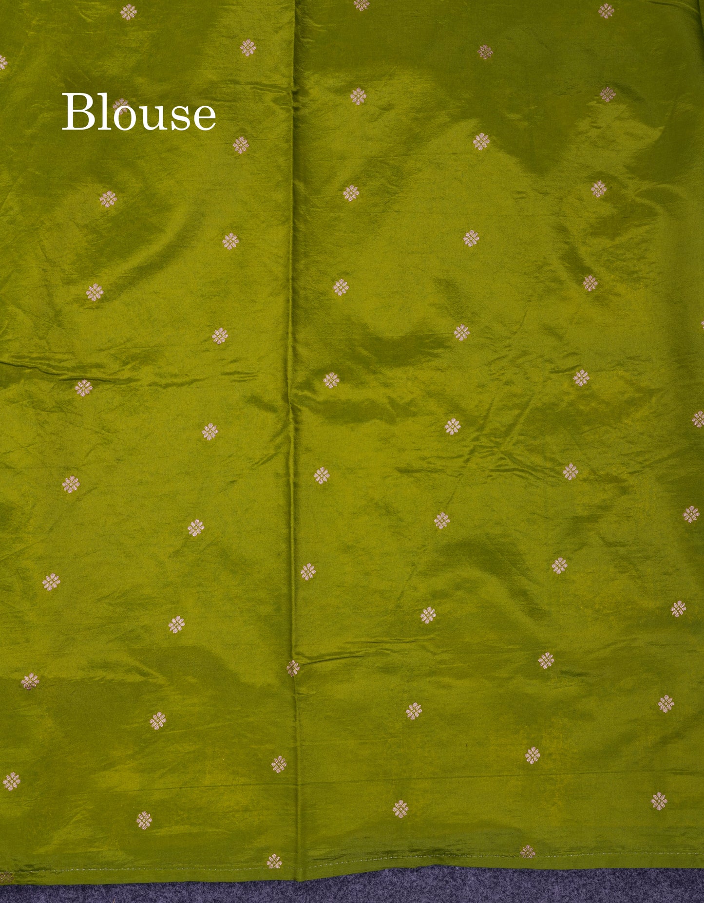 Beautiful Green Semi Raw Silk Saree With Fancy Border