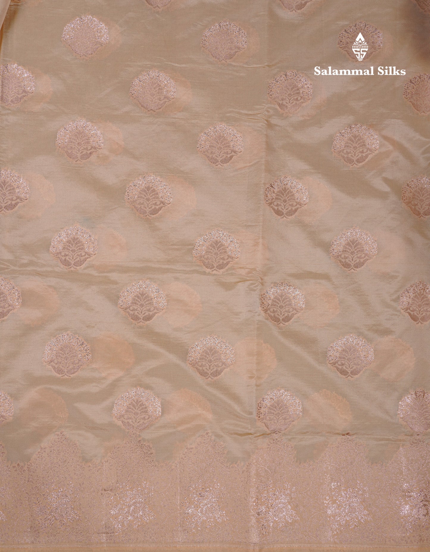 Beautiful Green Semi Raw Silk Saree With Fancy Border