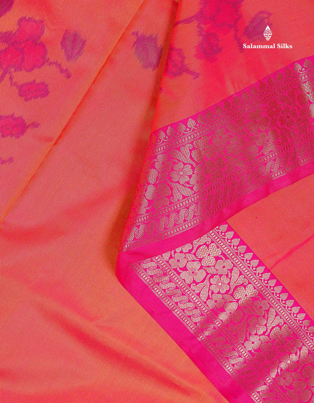 Semi Silk Saree - Mustard Yellow Colour Body Pochampally Design With Fancy Border