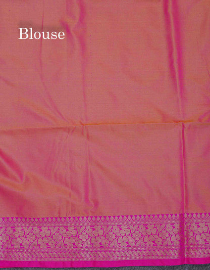 Semi Silk Saree - Mustard Yellow Colour Body Pochampally Design With Fancy Border