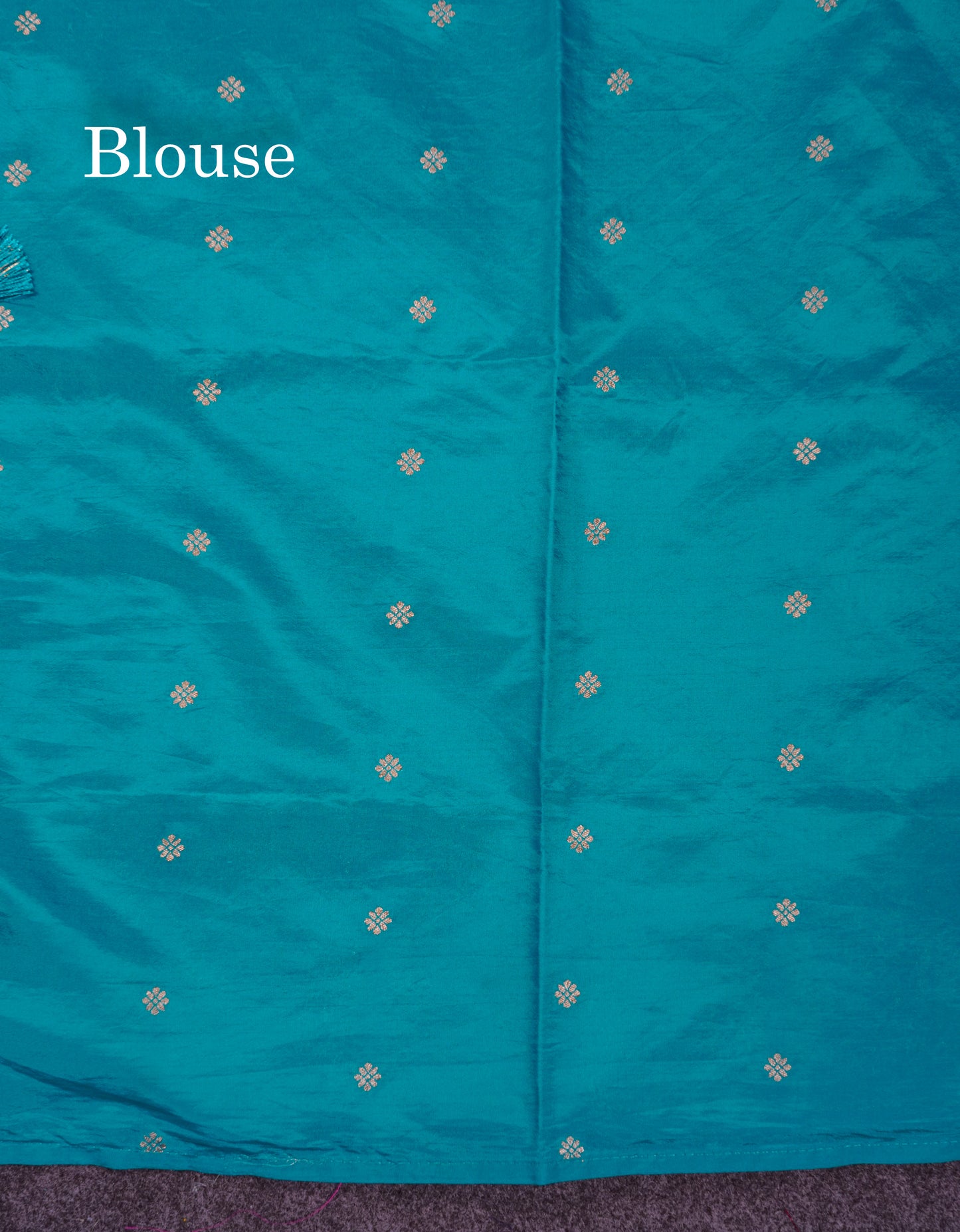 Beautiful Green Semi Raw Silk Saree With Fancy Border