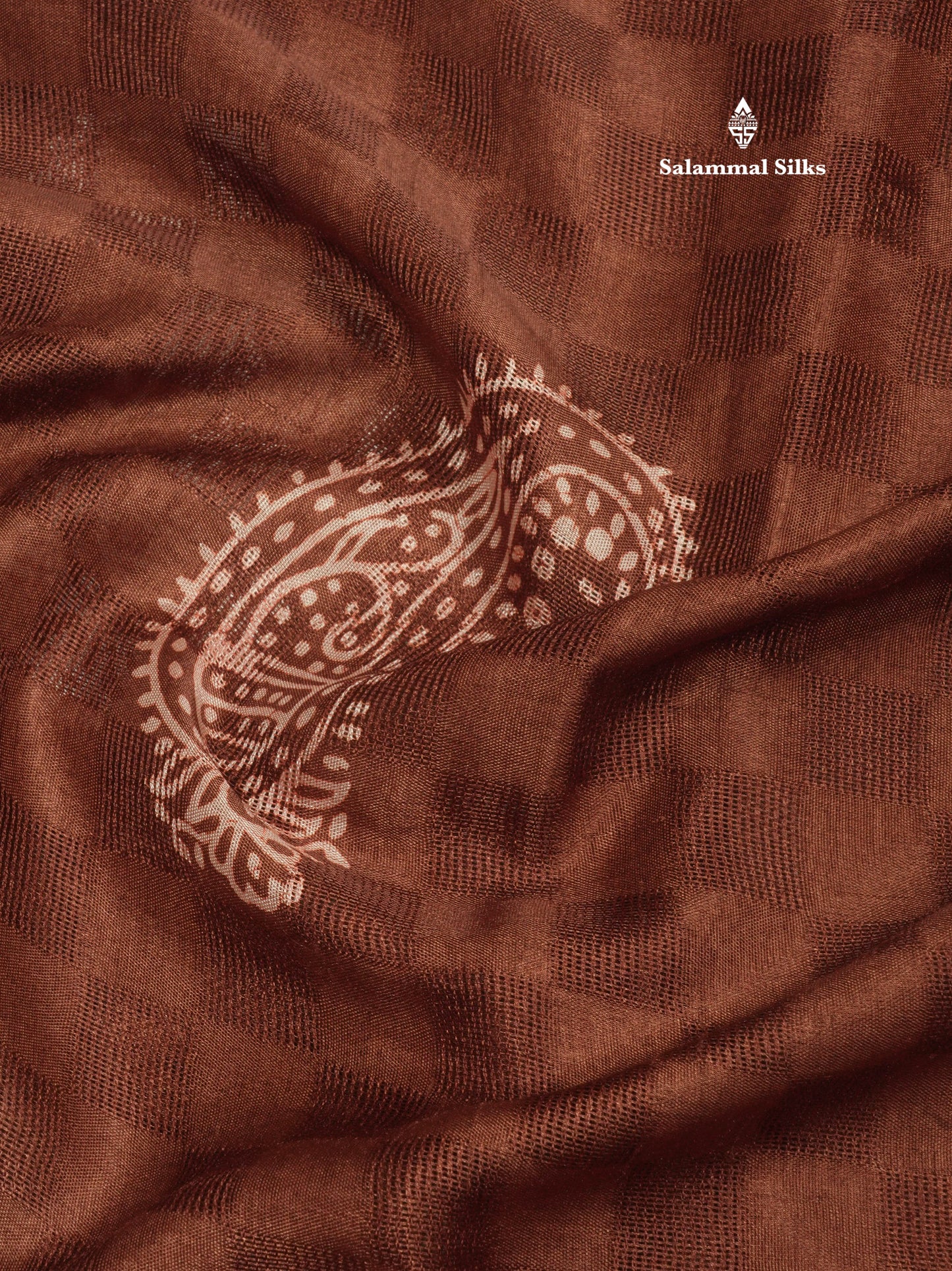 Pastel Violet Semi Dola Fancy Saree Printed Design With Traditional Zari Border
