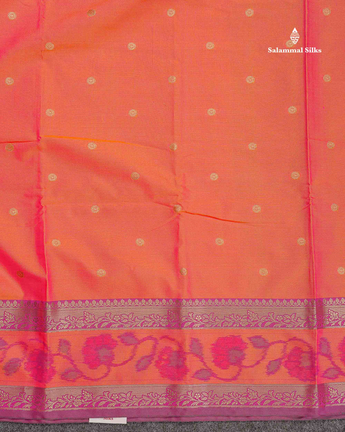 Semi Silk Saree - Olive Green Colour Body Zari Butta With Pochampally Fancy Border