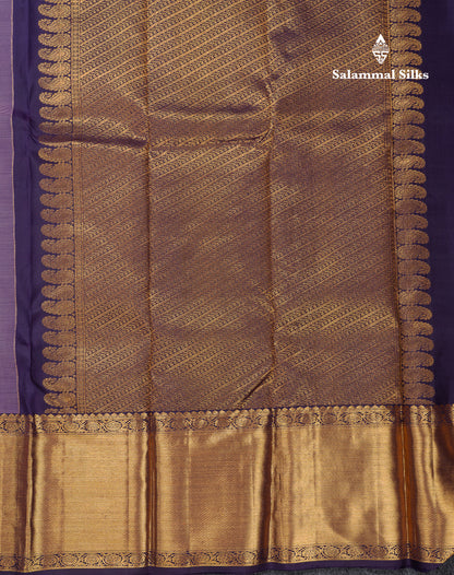 Beautiful Light Pink Pure Kanjivaram Silk Saree With Traditional Evening Morning Border