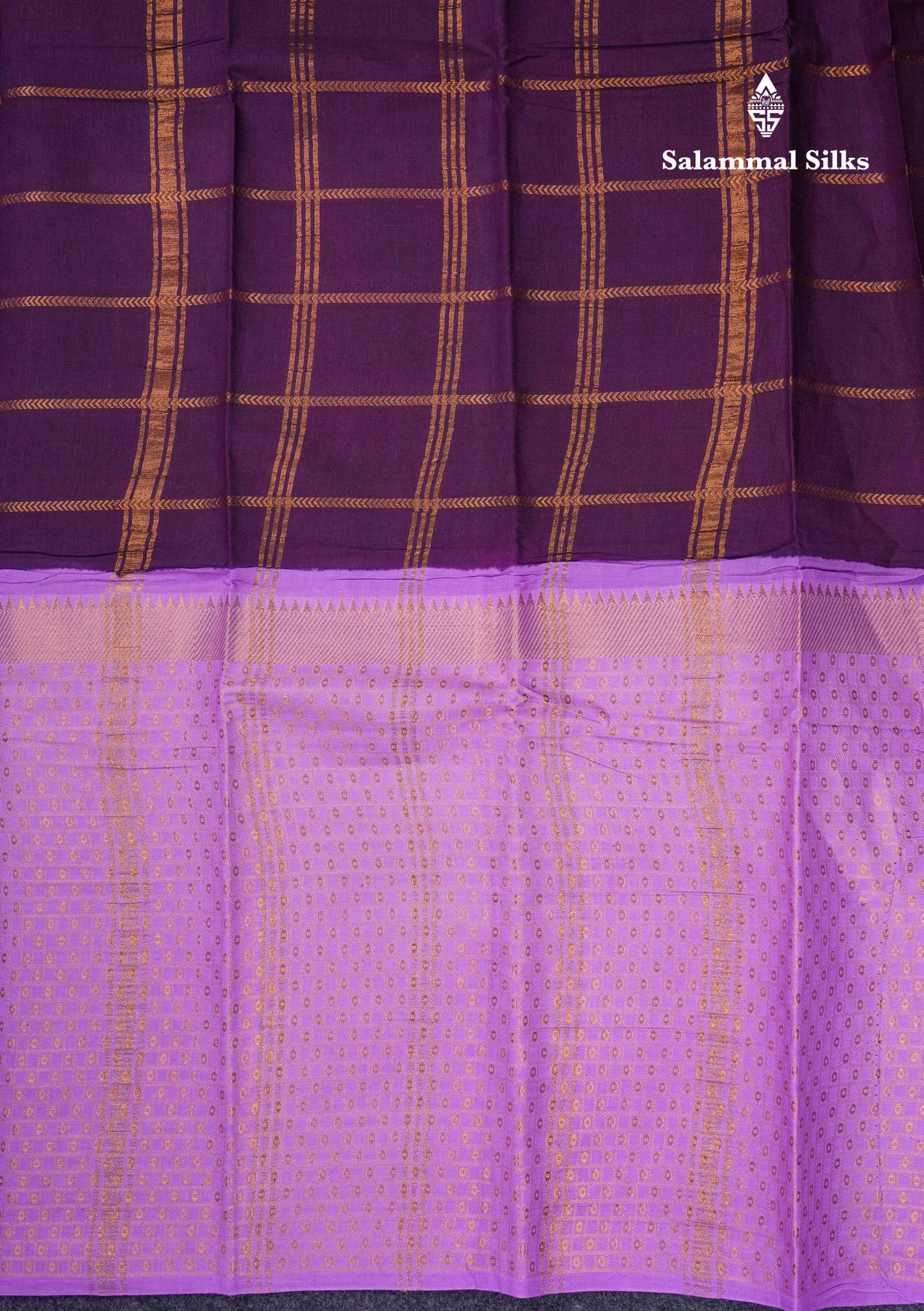 Beautiful Black Sungudi Cotton Saree With Contrast Peach Traditional Long Border
