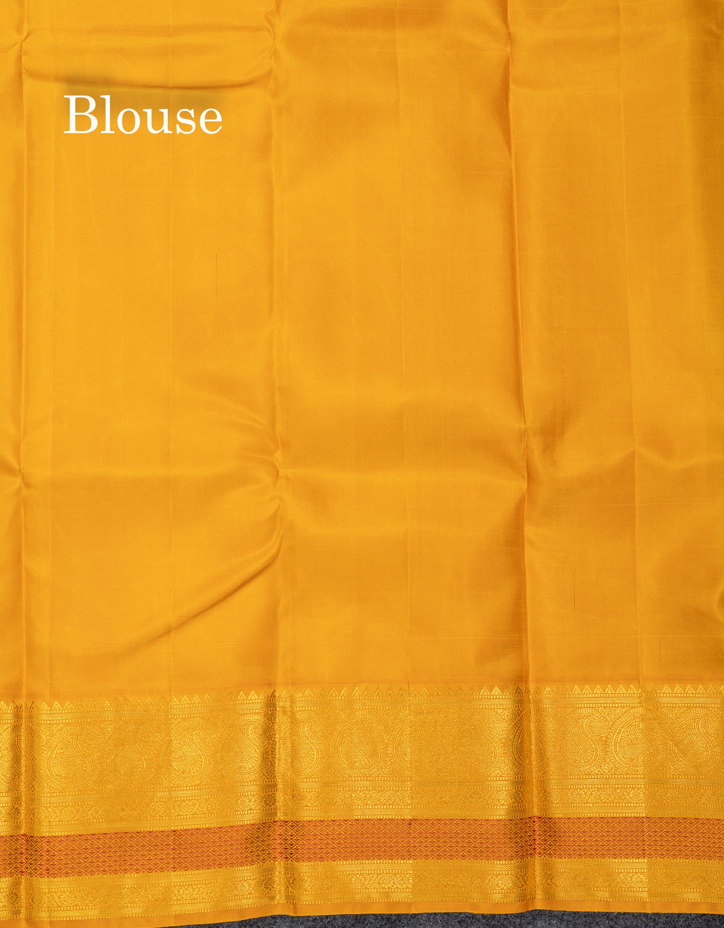 Beautiful Bottle Green Checks Pure Kanjivaram Silk Saree With Contrast Mustard Yellow Traditional Border