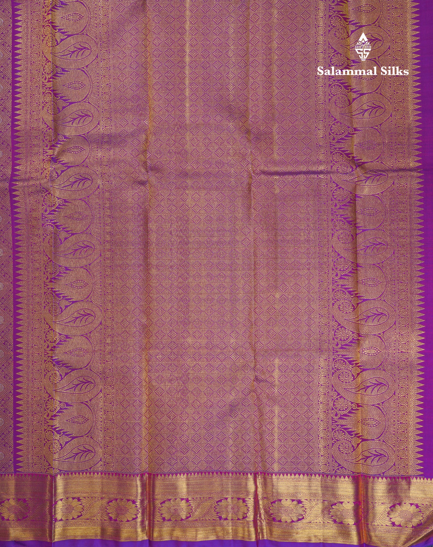 Beautiful Vadamalli Meenakari Work Bridal Pure Kanjivaram Silk Saree With Traditional Border