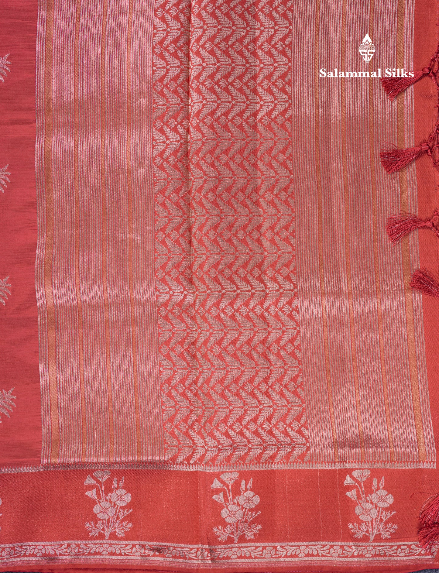Beautiful Onion Pink Semi Raw Silk Saree With Fancy Border