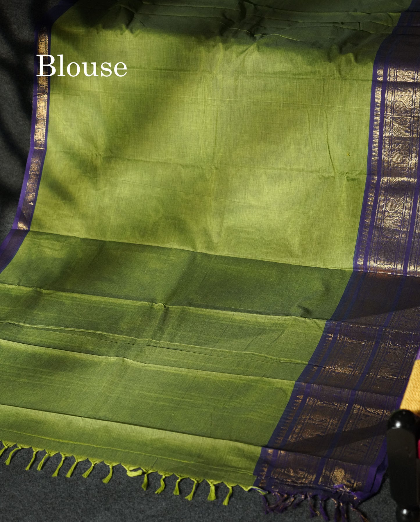Beautiful Rust Orange Plain Pure Chettinad Cotton Saree With Contrast Dark Brown Traditional Evening Morning Border