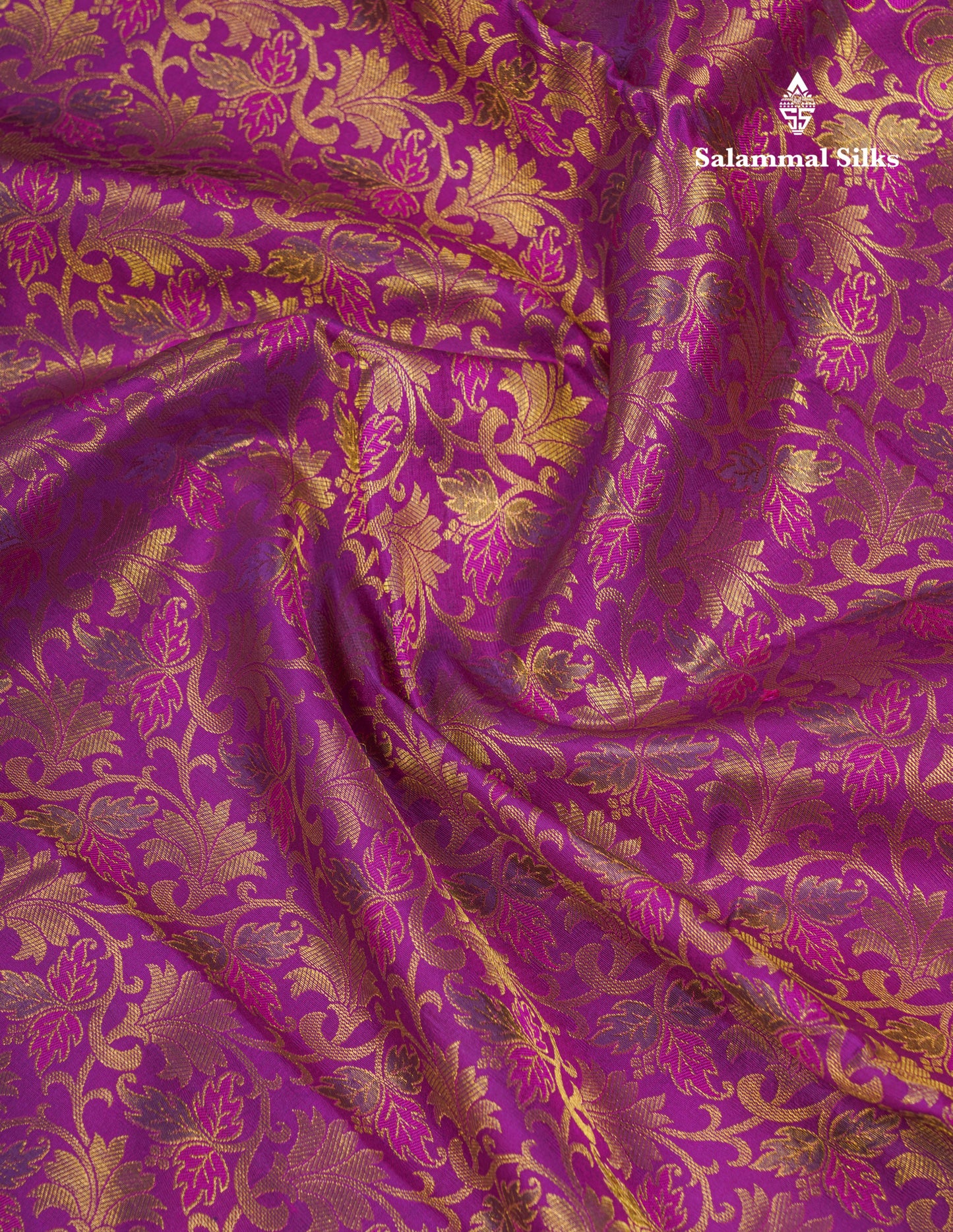 Beautiful Purple Menakari Work Bridal Pure Kanjivaram Silk Saree With Traditional Evening Morning Border