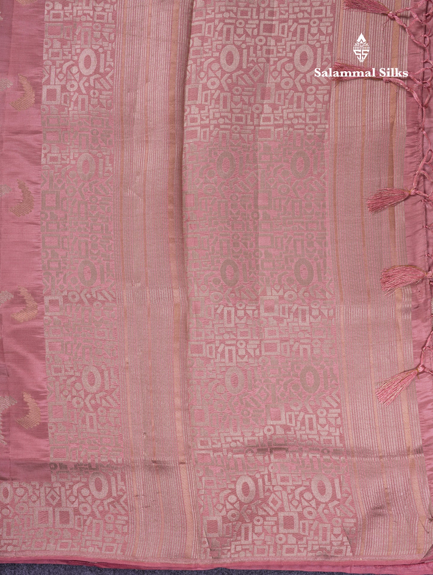 Beautiful Blue Semi Raw Silk Saree With Fancy Border