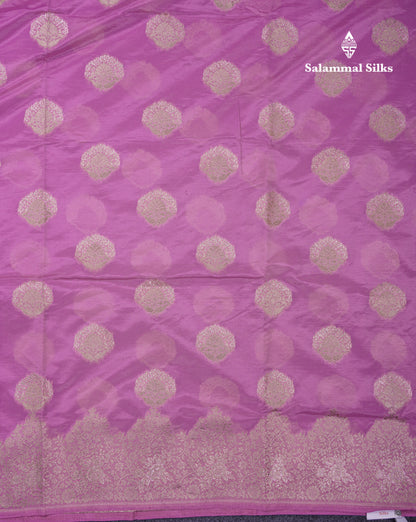 Beautiful Green Semi Raw Silk Saree With Fancy Border