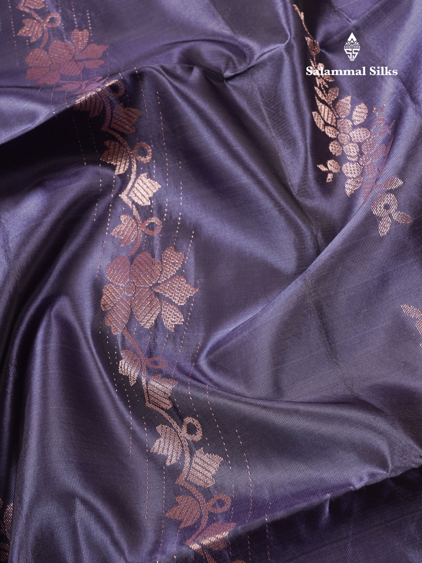 Blue Shade Pure Silk Mix Soft Silk Saree With Contrast Olive Mustard Yellow Border