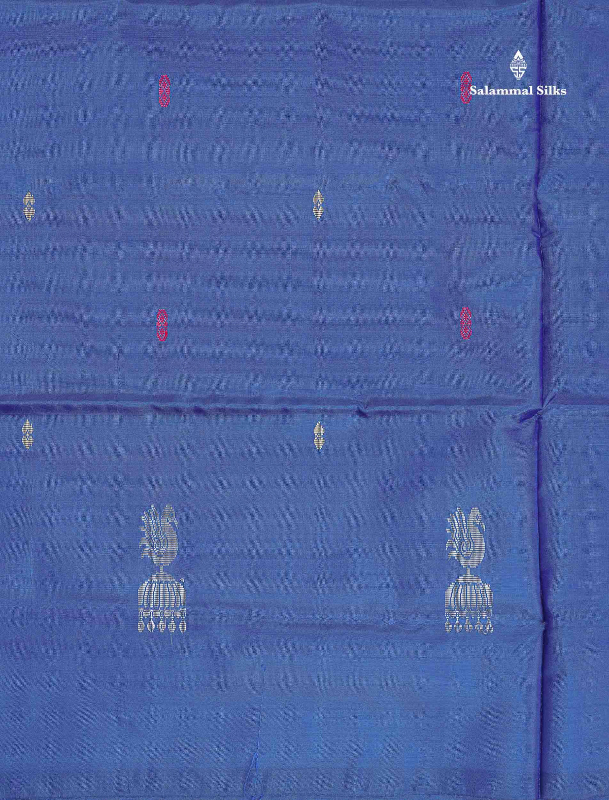 Blue Banana Pinth Saree (Vaazhainaar Pattu) With Contrast Mustard Yellow Blouse