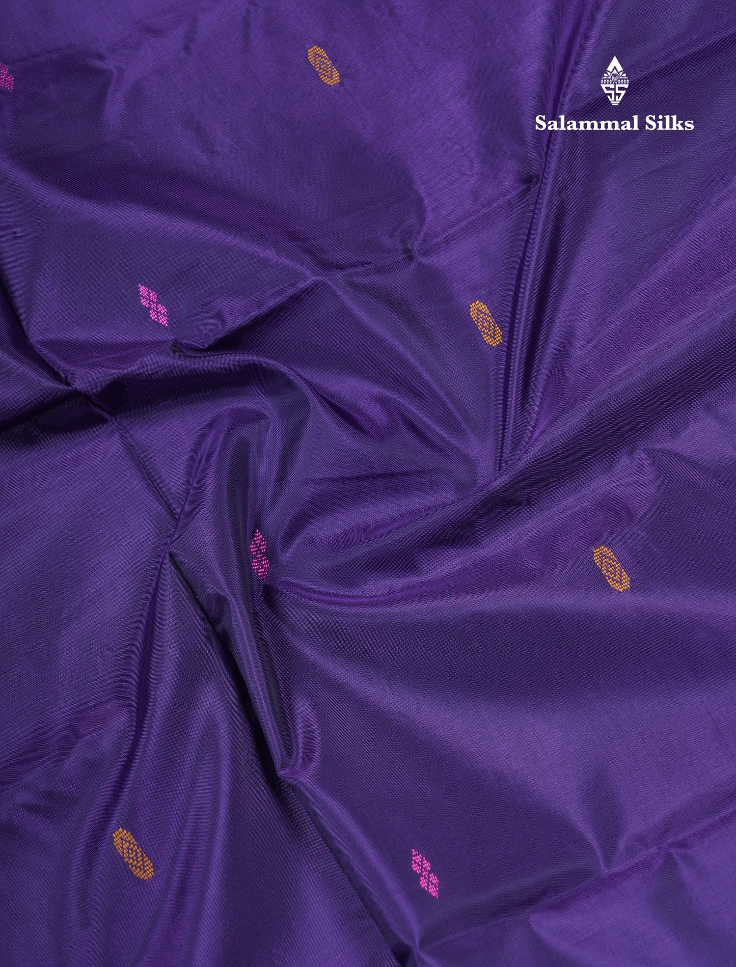 Violet Banana Pinth Saree (Vaazhainaar Pattu) With Contrast Light Chocolate Blouse
