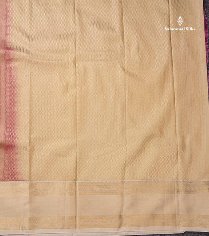 Semi Silk Saree - Mustard Yellow Mango Butta With Checks Along With Contrast Dark Brown Traditional Border
