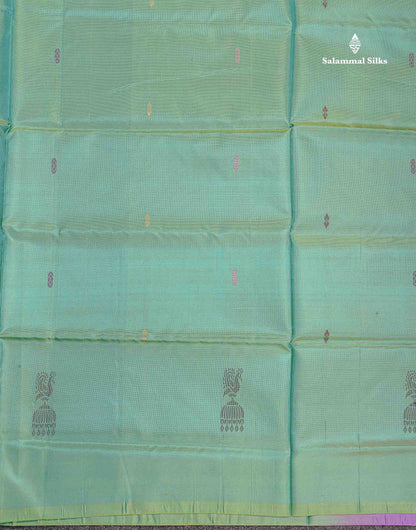 Rexona Banana Pinth Saree (Vaazhainaar Pattu) With Contrast Pink Blouse