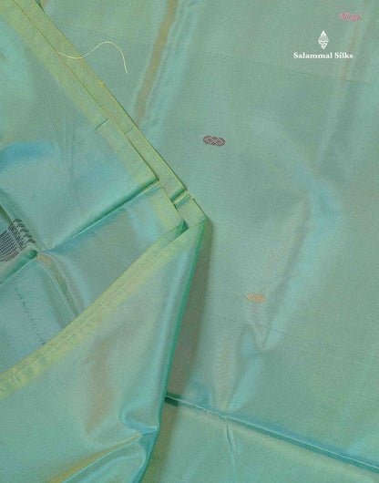 Rexona Banana Pinth Saree (Vaazhainaar Pattu) With Contrast Pink Blouse
