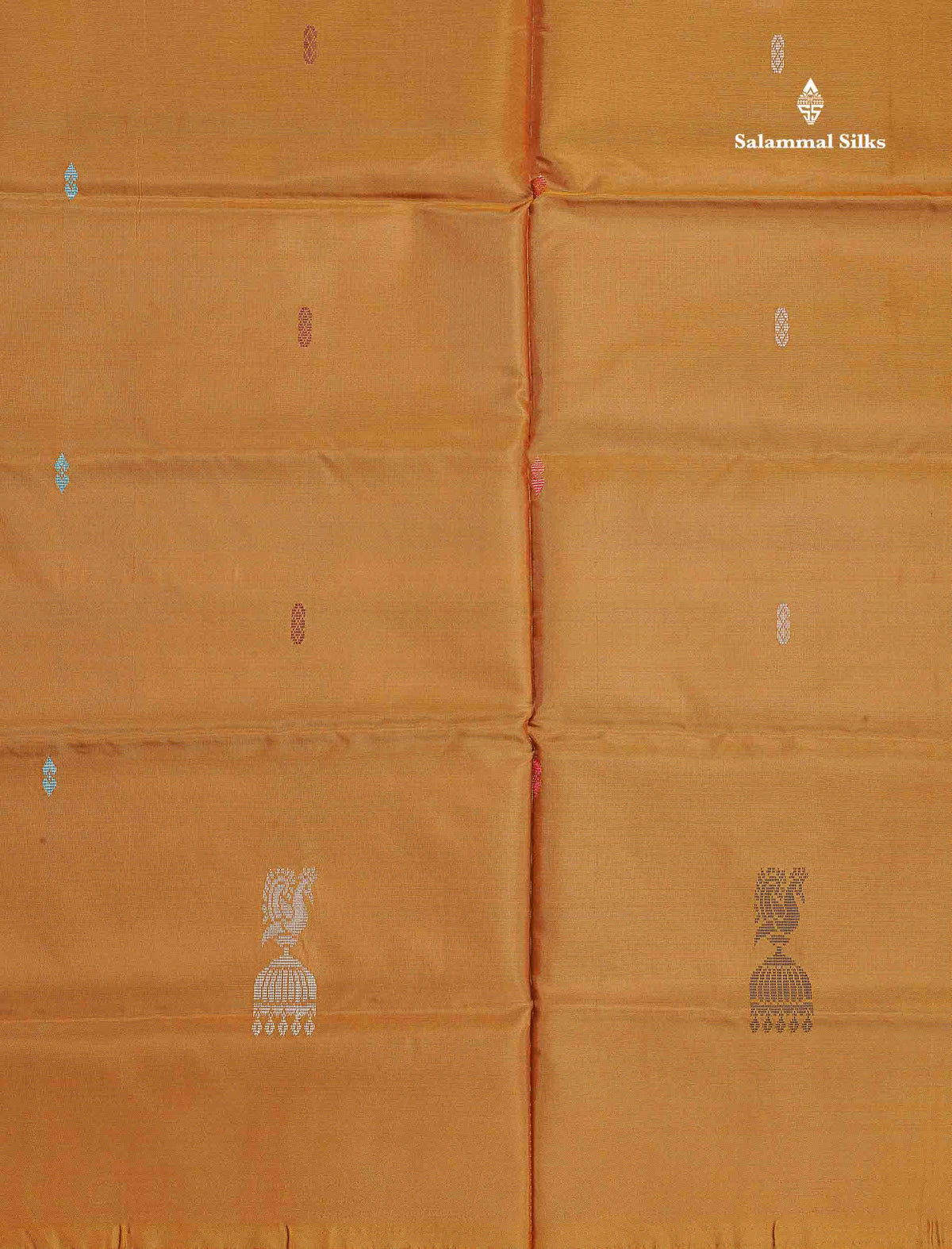 Banana Pinth Saree (Vaazhainaar Pattu) - Mustard Yellow Colour Body With Contrast Dual Tone Blue Blouse