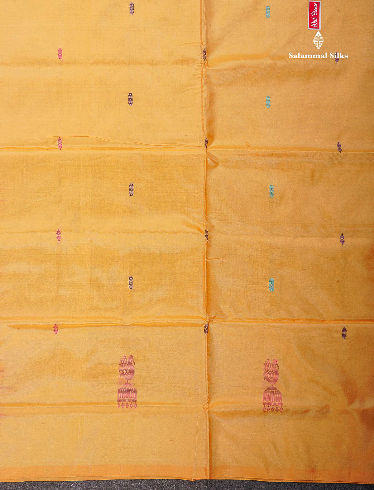 Pink Banana Pinth Saree (Vaazhainaar Pattu) With Contrast Sandal Blouse
