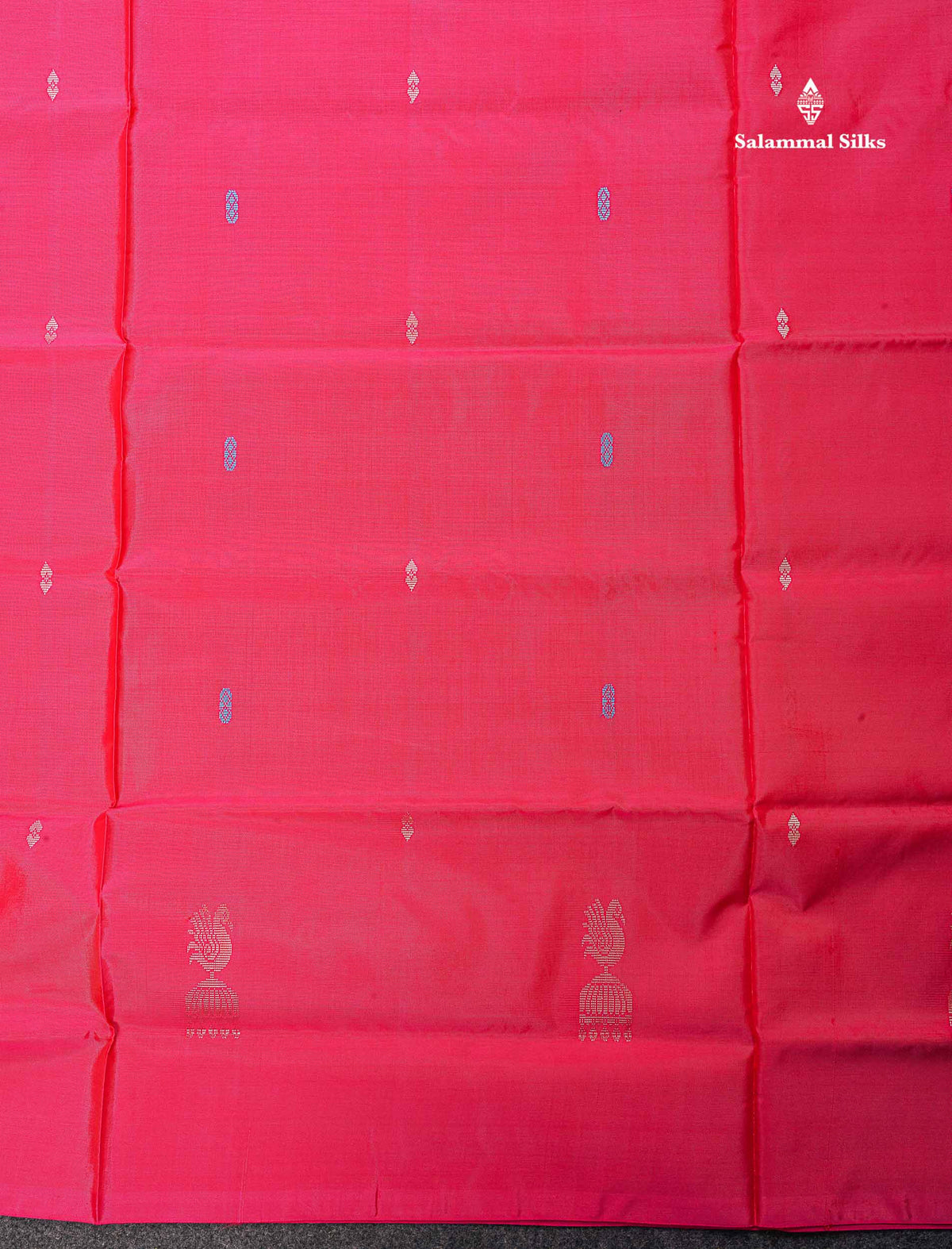 Pink Banana Pinth Saree (Vaazhainaar Pattu) With Contrast Sandal Blouse
