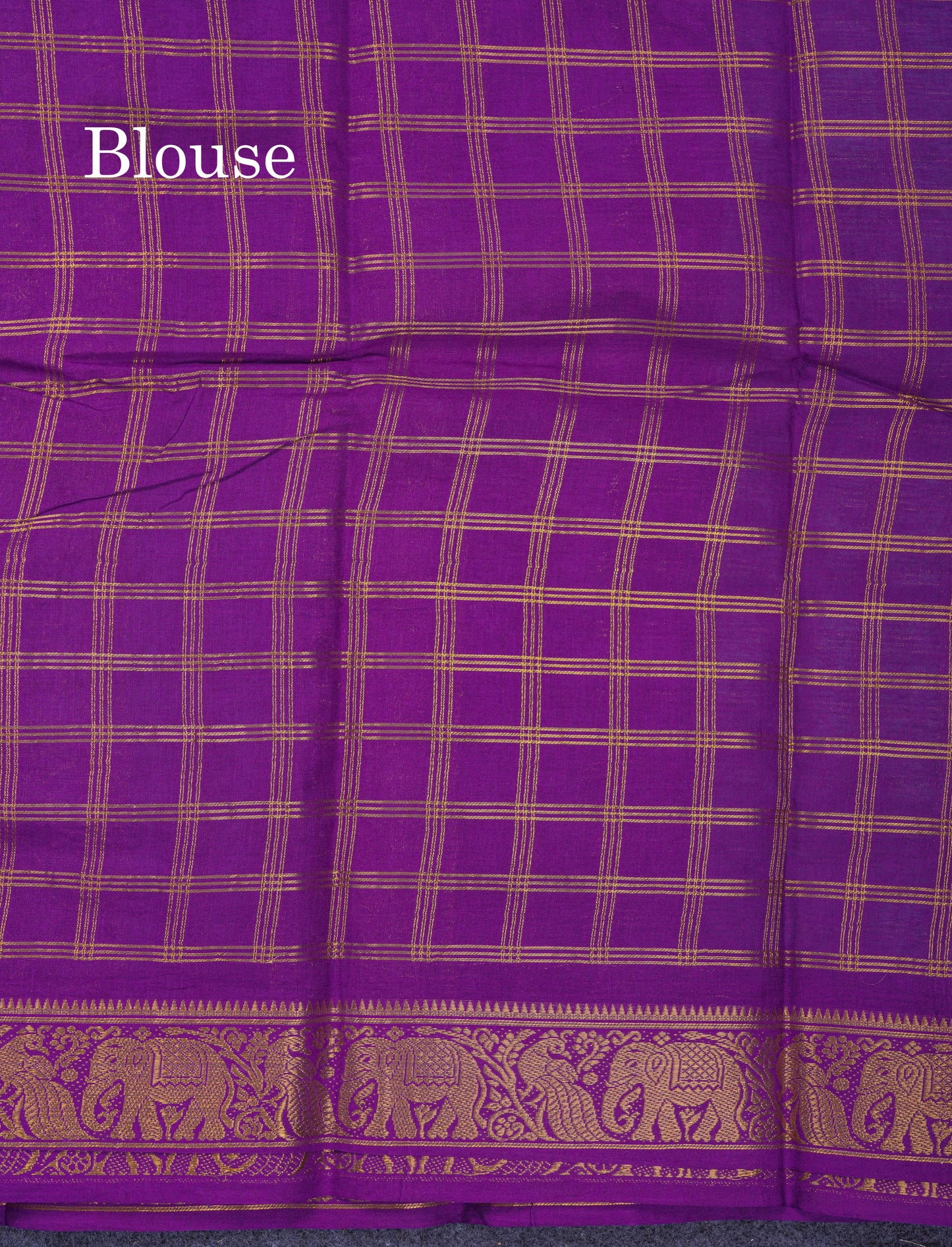 Beautiful Light Chocolate Sungudi Cotton Saree With Contrast Dark Magenta Traditional Border