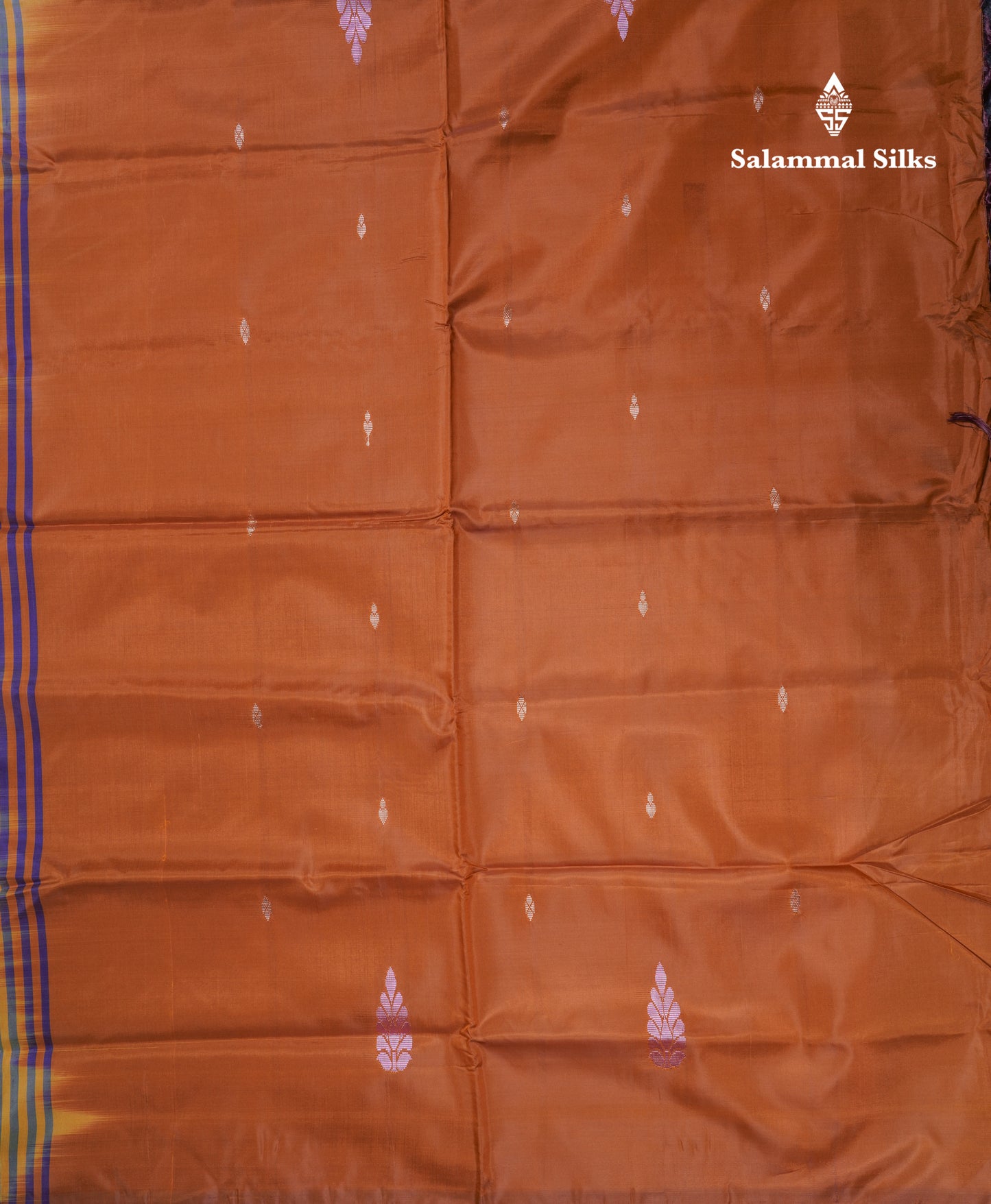 Light Green Banana Pinth Saree (Vaazhainaar Pattu) With Contrast Brown Blouse