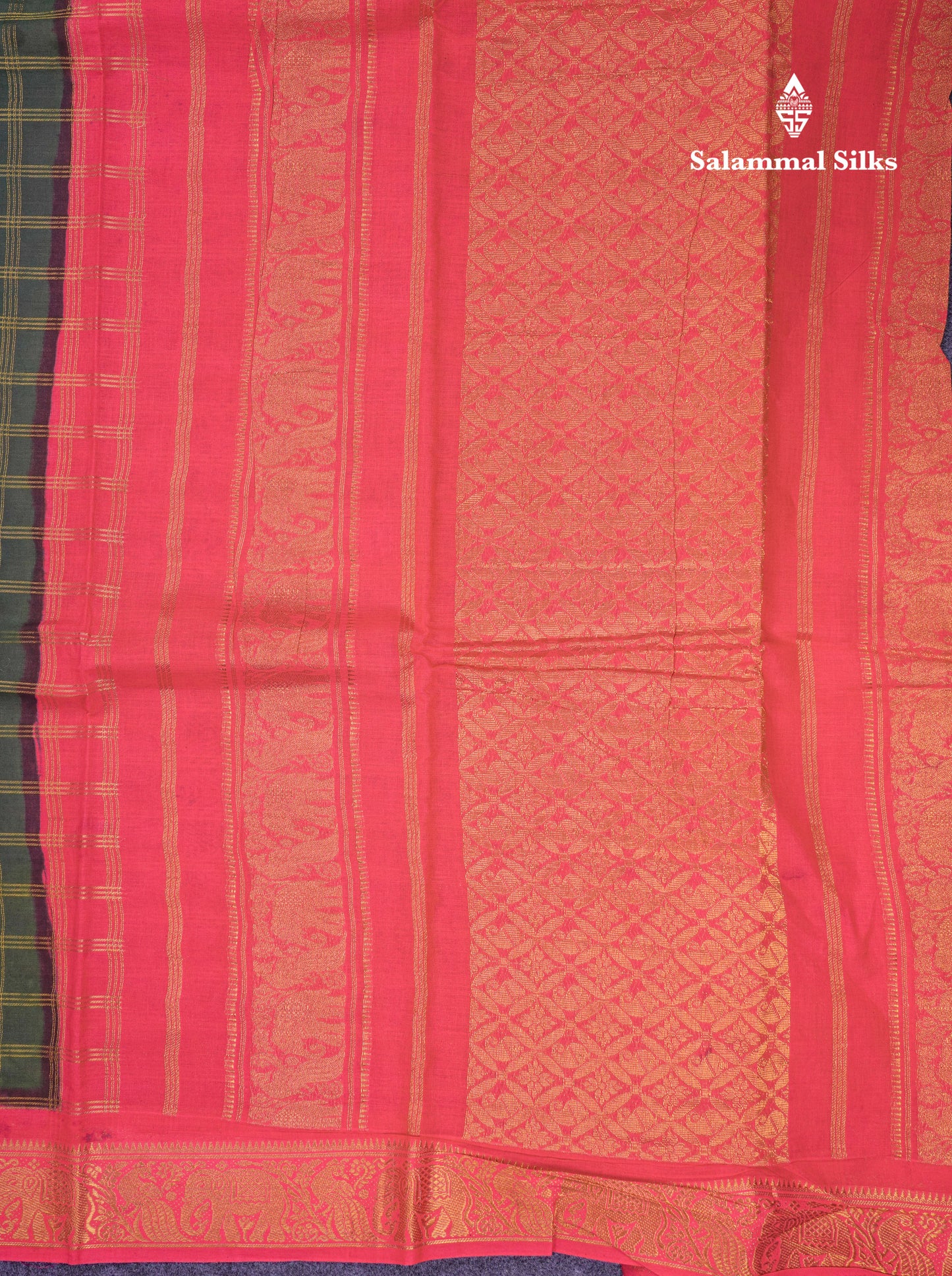 Beautiful Light Chocolate Sungudi Cotton Saree With Contrast Dark Magenta Traditional Border