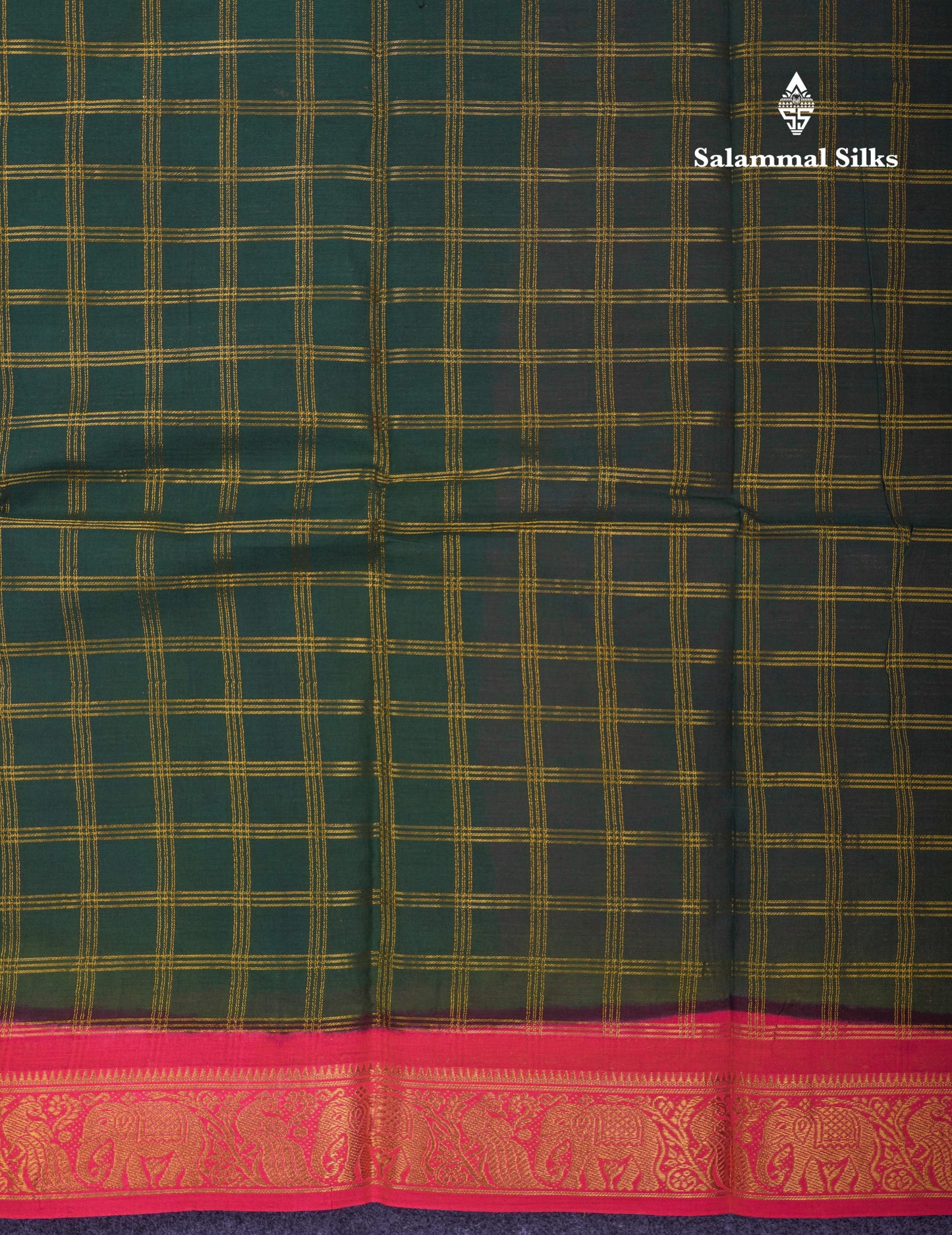 Beautiful Light Chocolate Sungudi Cotton Saree With Contrast Dark Magenta Traditional Border