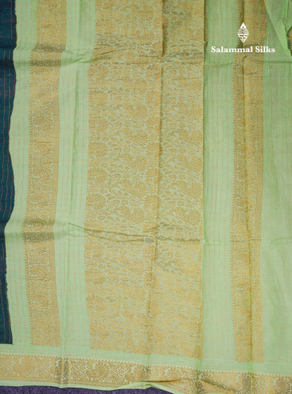 Beautiful Cream White Sungudi Cotton Saree With Contrast Orange Traditional Border