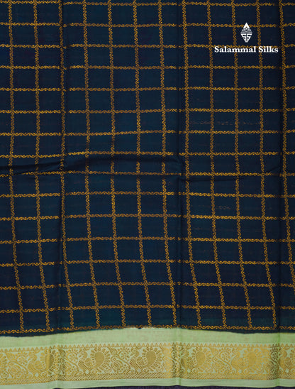 Beautiful Cream White Sungudi Cotton Saree With Contrast Orange Traditional Border