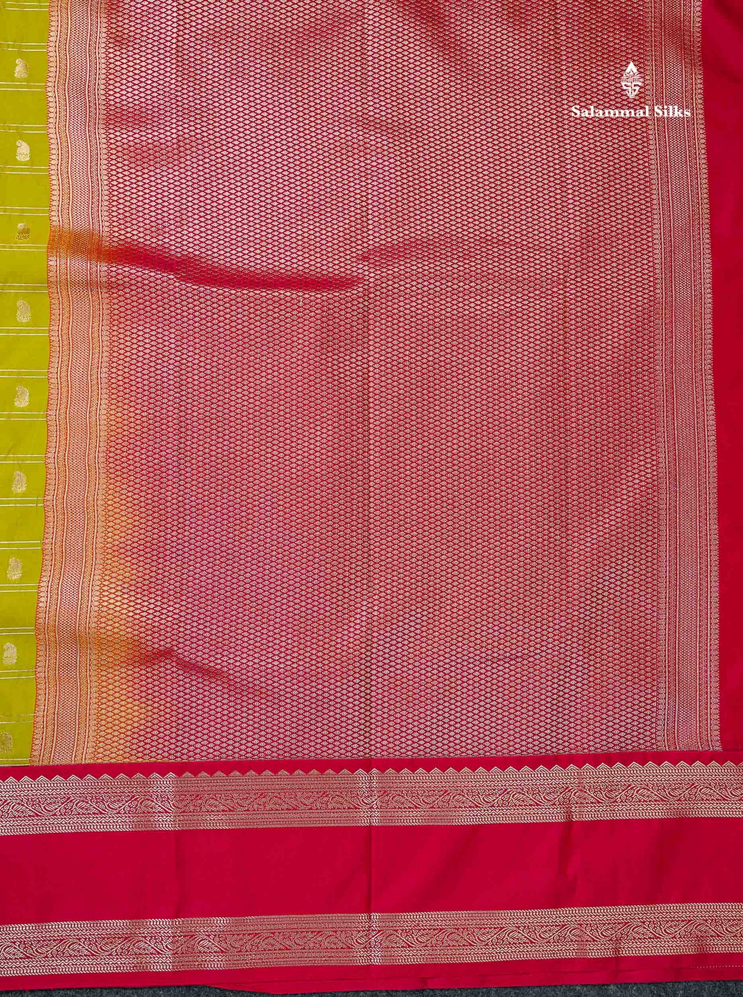 Semi Silk Saree - Light Lavender Mango Butta With Checks Along With Contrast Dark Brown Traditional Gap Border