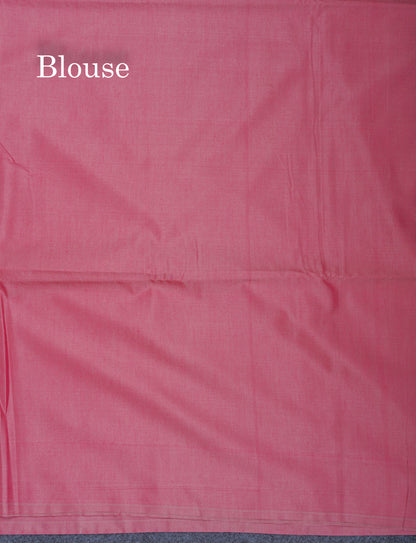 Onion Pink Semi Soft Silk Saree With Self Blouse