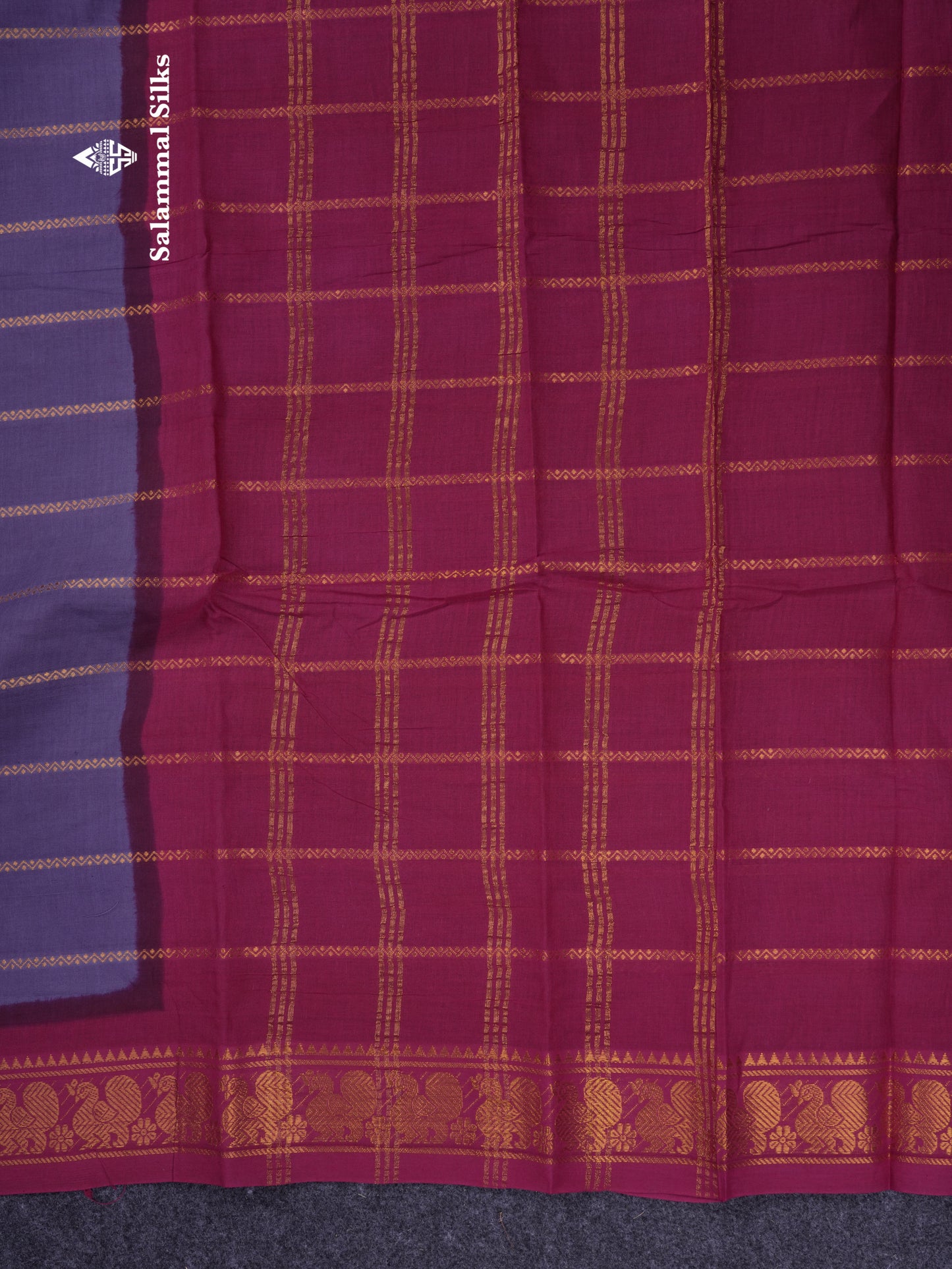 Beautiful Cream White Sungudi Cotton Saree With Contrast Orange Traditional Border