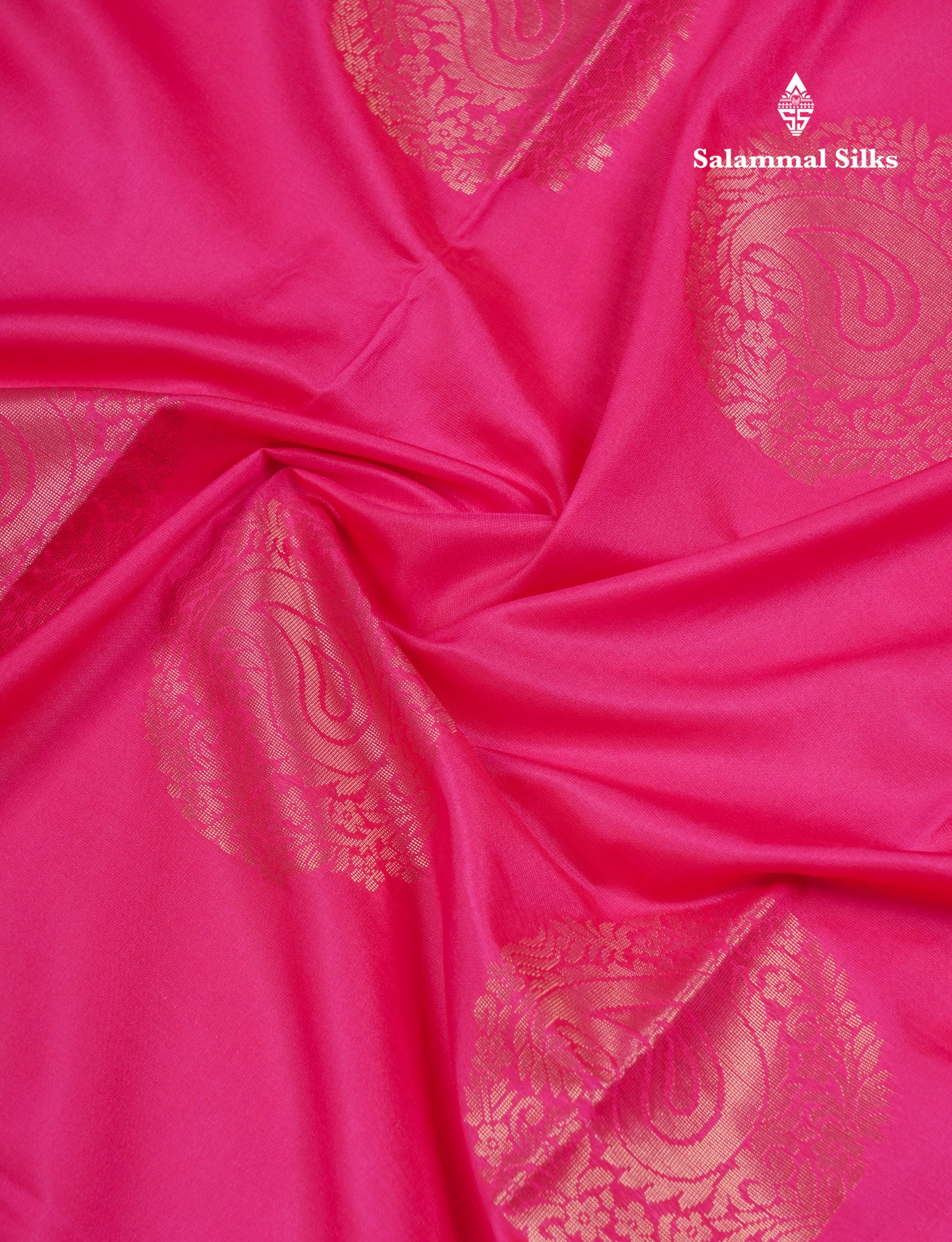 Pink Semi Soft Silk Saree With Self Blouse