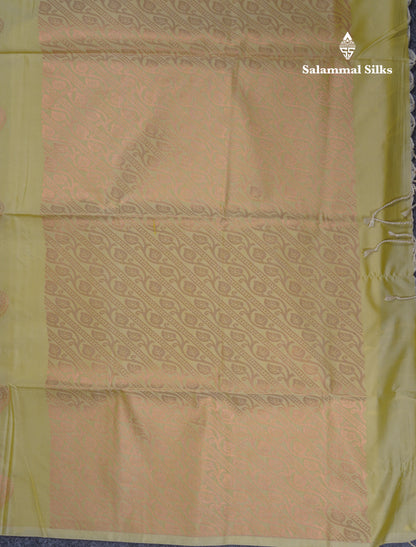 Mustard Yellow Semi Soft Silk Saree With Self Blouse