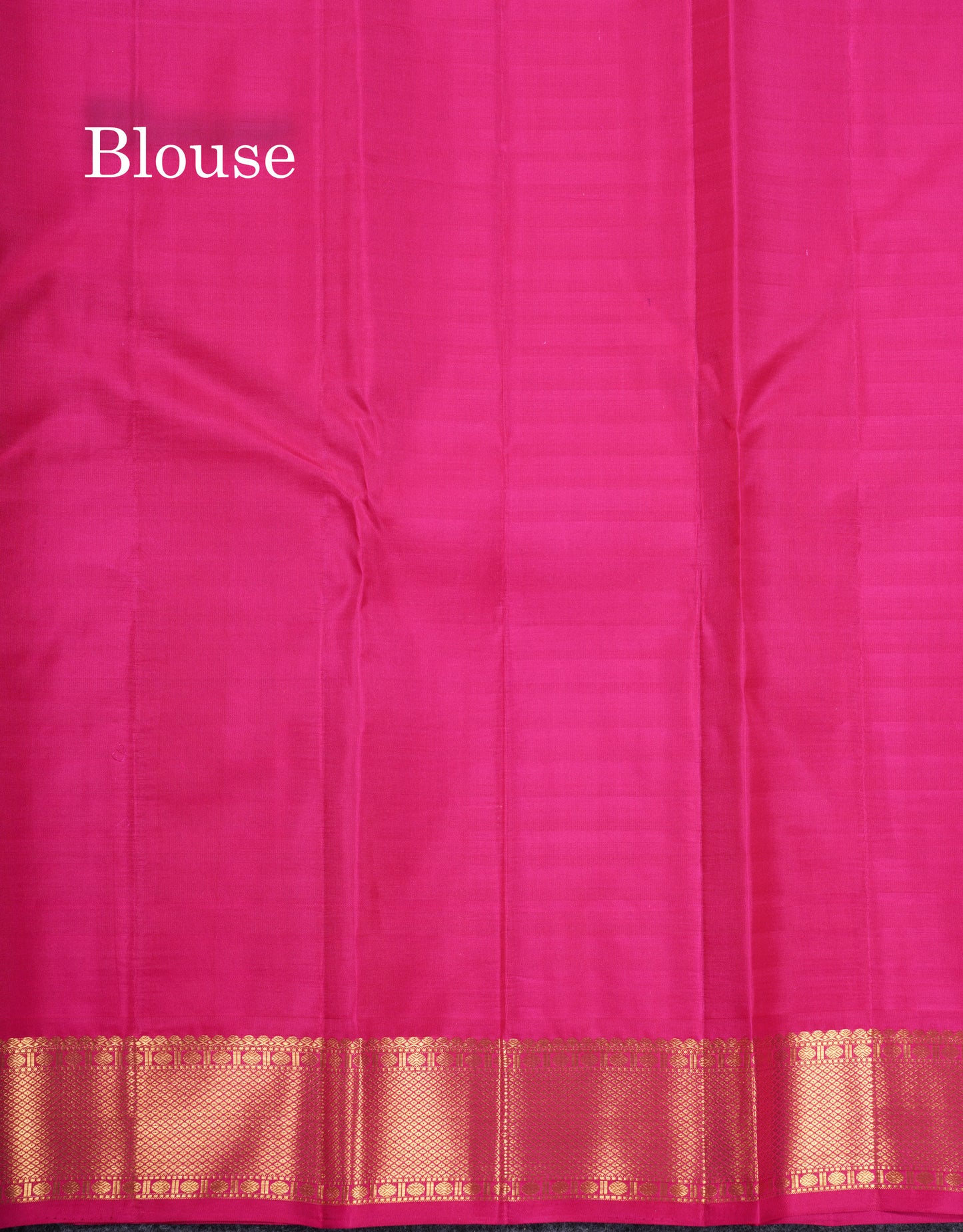 MultiColour Tiny Checks Pure Kanjivaram Silk Saree With Traditional Border