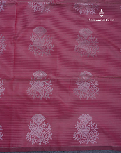 Lavender Semi Soft Silk Saree With Self Blouse