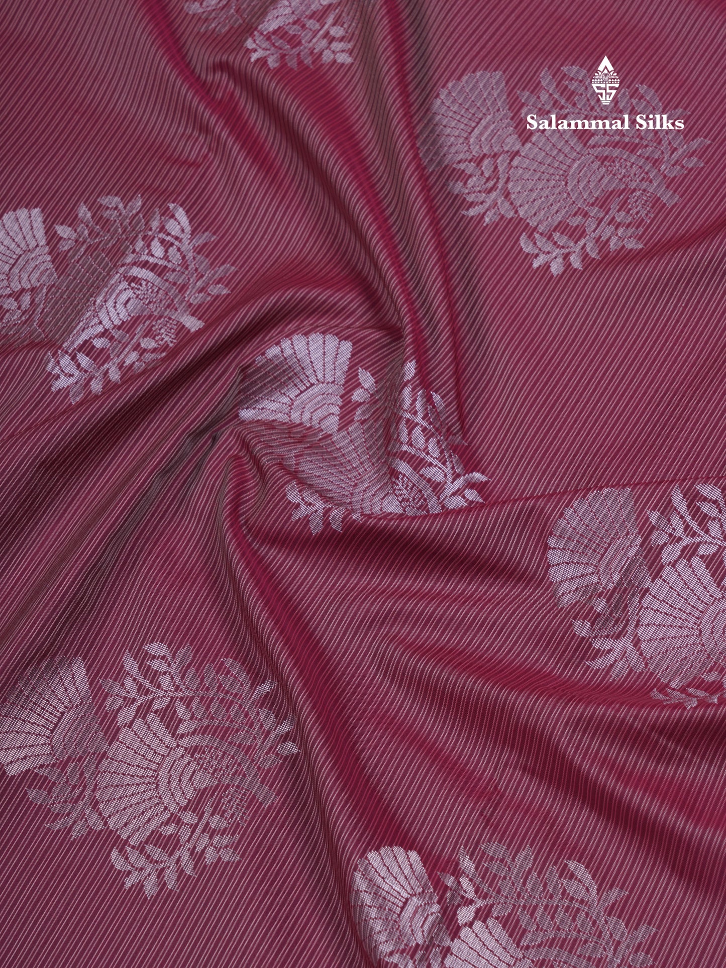 Lavender Semi Soft Silk Saree With Self Blouse