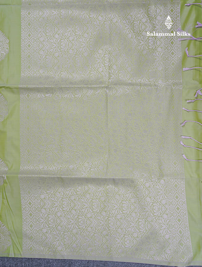 Lavender Semi Soft Silk Saree With Self Blouse