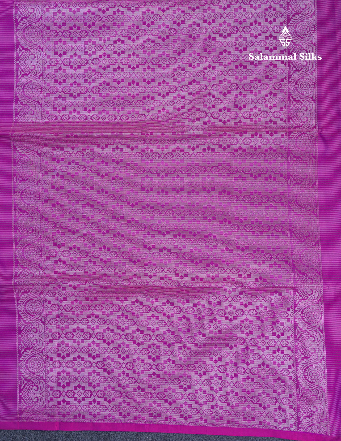 Lavender Semi Soft Silk Saree With Self Blouse