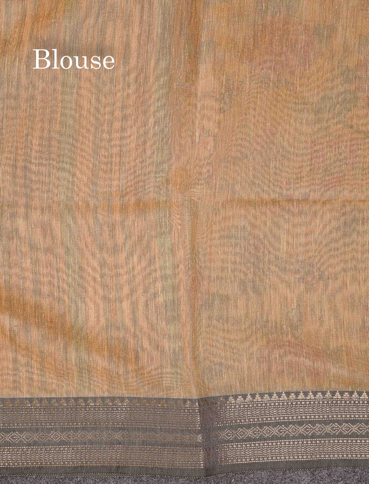 Cotton Mix Saree - Light Sandal Colour Body Printed Design With Fancy Border