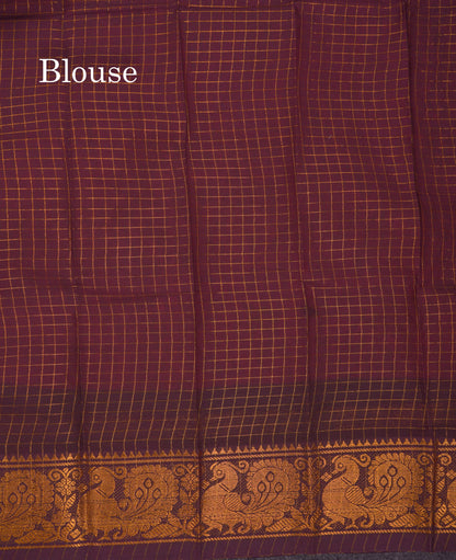 Beautiful Bottle Green Sungudi Cotton Saree With Contrast Magenta Pink Traditional Rettapet Border