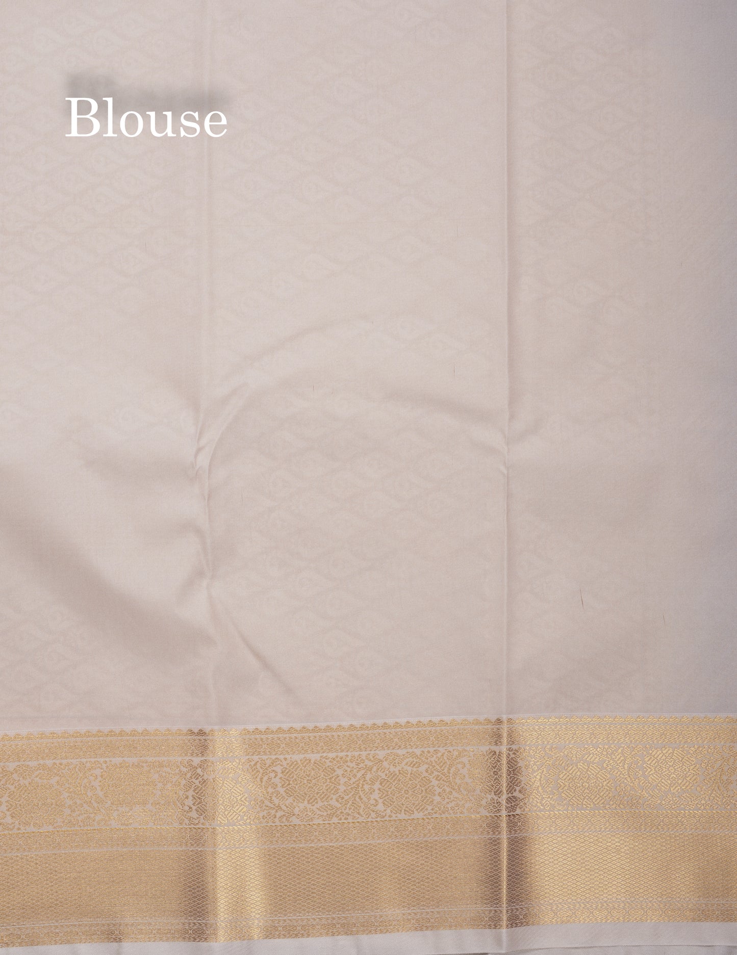 Royal Blue Semi Silk Saree With Contrast Half White Border