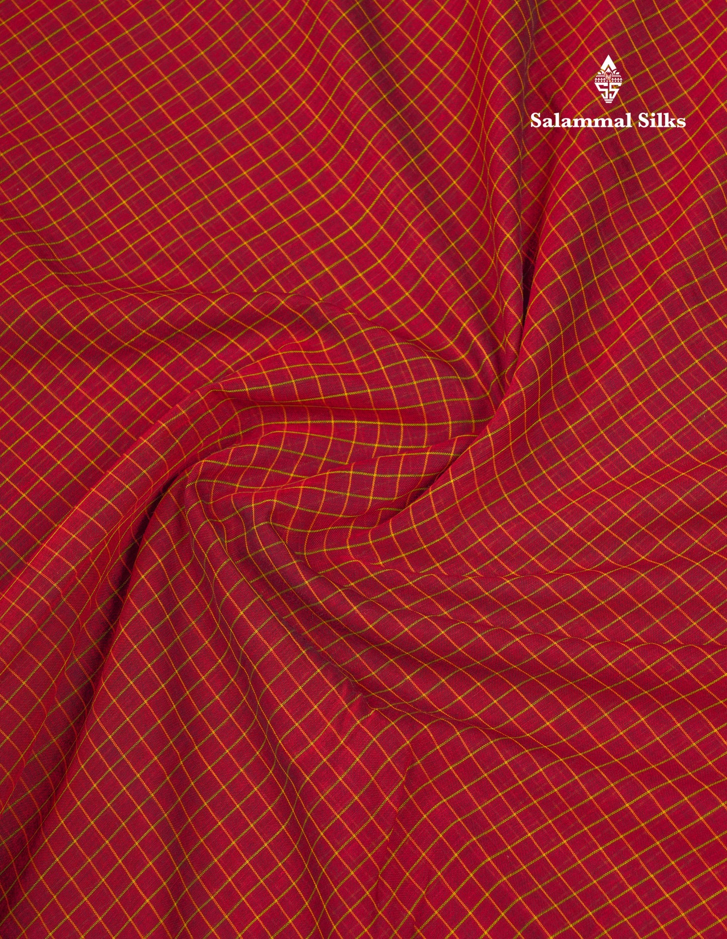Beautiful Pista Green Small Checks Pure Cotton Saree With Traditional Evening Morning Border