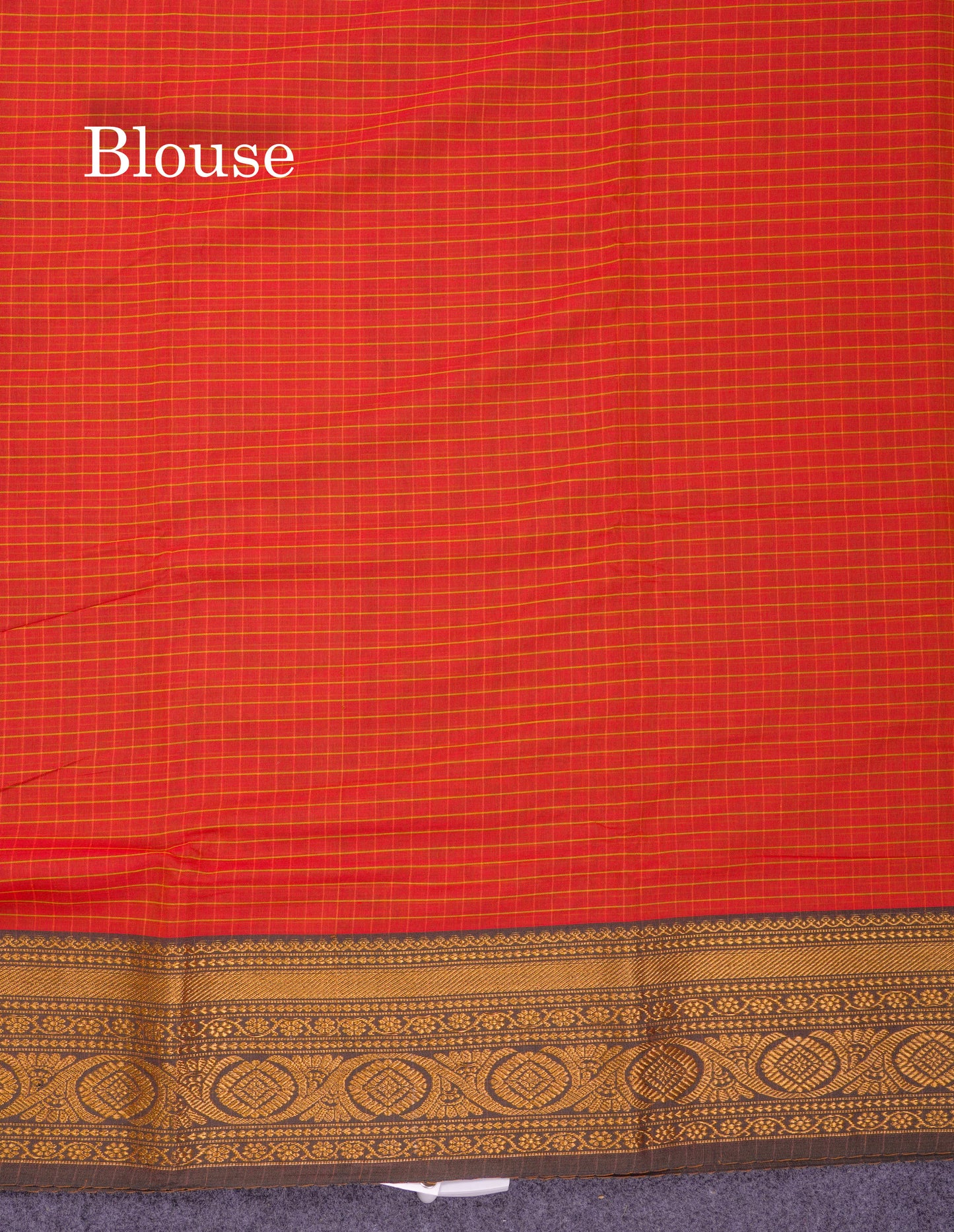 Beautiful Pista Green Small Checks Pure Cotton Saree With Traditional Evening Morning Border