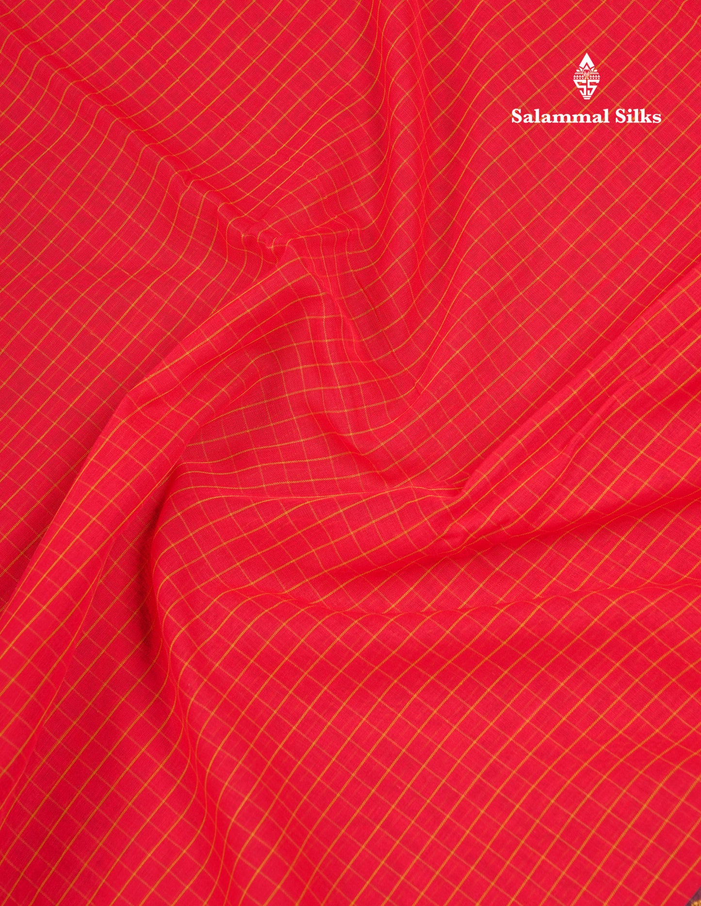 Beautiful Pista Green Small Checks Pure Cotton Saree With Traditional Evening Morning Border
